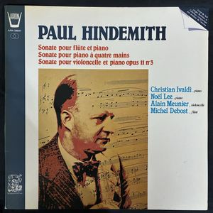Sonate Pour Flûte Et Piano / Sonate Pour Piano À Quatre Mains / Sonate Pour Violencelle Et Piano Opus 11 Nº3 · Paul Hindemith