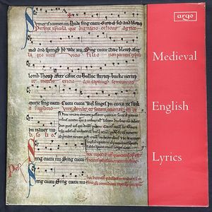Medieval English Lyrics · Various