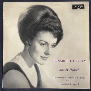 Airs By Handel · Bernadette Greevy