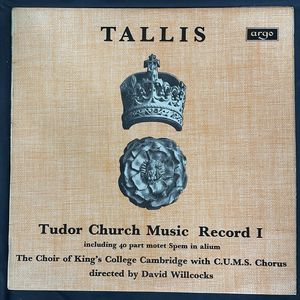 Tudor Church Music Record 1 · Thomas Tallis