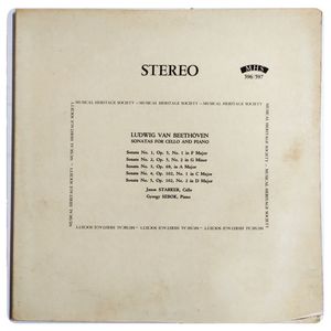 Sonatas For Cello And Piano · Ludwig van Beethoven