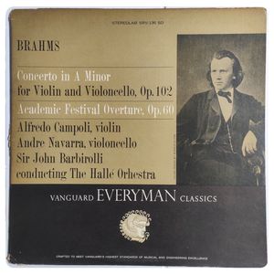 Concerto In A Minor For Violin And Violoncello, Op. 102 / Academic Festival Overture, Op. 60 · Johannes Brahms