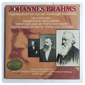 Johannes Brahms Originalaufnahmen Aus Der Hamburger Musikhalle · Johannes Brahms