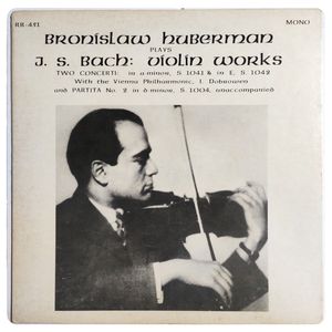 Violin Works · Bronislaw Huberman