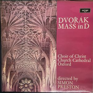 Mass In D · Antonín Dvořák