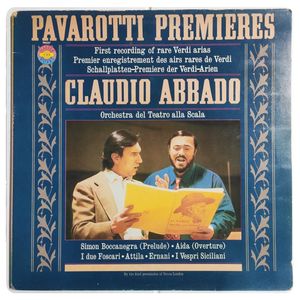 Pavarotti Premieres · Luciano Pavarotti