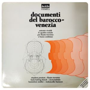 Documenti Del Barocco - Venezia: Antonio Vivaldi Le Quattro Sonate Per Flauto Traverso E Basso Continuo · Antonio Vivaldi