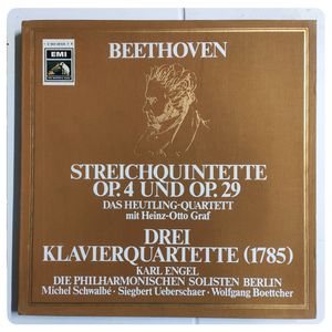 Streichquintette Op. 4 Und Op. 29, Drei Klavierquartette Es-Dur, D-Dur, C-Dur · Ludwig van Beethoven