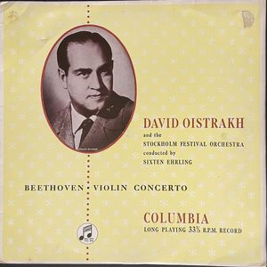 Beethoven Violin Concerto · David Oistrach