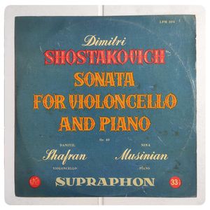 Sonata For Violoncello And Piano Op. 40 · Dmitri Shostakovich
