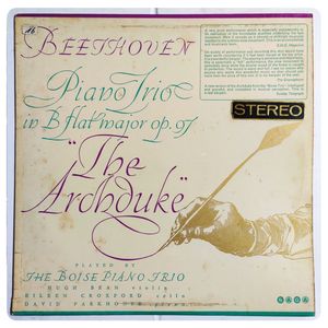 Piano Trio In B Flat Major, Op.97 "The Archduke" · Ludwig van Beethoven