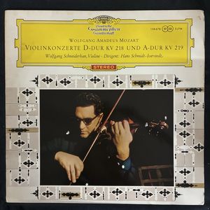 Violinkonzerte D-dur KV 218 Und A-dur KV 219 · Wolfgang Amadeus Mozart