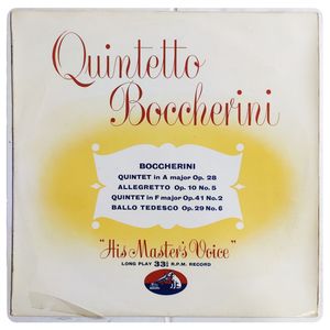 Quintet In A Major / Allegretto / Quintet In F Major / Ballo Tedesco · Luigi Boccherini