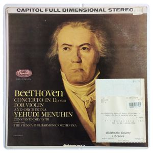 Concerto In D Major, Op. 61 For Violin And Orchestra · Ludwig van Beethoven