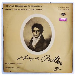 Szonáták Gordonkára És Zongorára / Sonatas For Violoncello And Piano · Miklós Perényi