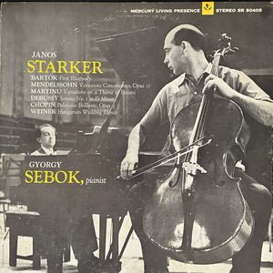Janos Starker Plays Works By Debussy, Bartók And Others · Janos Starker