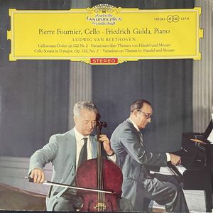 Cellosonate D-dur Op. 102 Nr. 2 · Variationen Über Themen Von Händel Und Mozart (Cello Sonata In D Major, Op. 102, No. 2 · Variations On Themes By Händel And Mozart) · Pierre Fournier