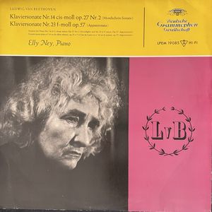 Klaviersonate Nr. 14 Cis-moll Op. 27 Nr. 2 (Mondschein-Sonate) ‧ Klaviersonate Nr. 23 F-moll Op. 57 (Appassionata) · Ludwig van Beethoven