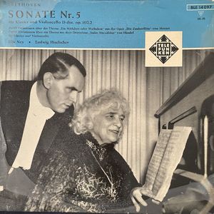 Sonate Nr. 5 Fur Klavier Und Violoncello D-Dur, Op. 102,2 · Ludwig van Beethoven