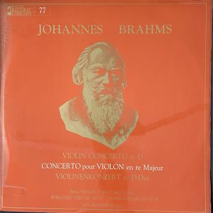 Concerto Pour Violin En Re Majeur · Johannes Brahms