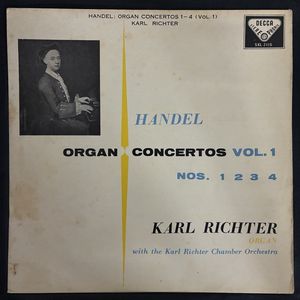 Organ Concertos Vol. 1 Op. 4 Nos. 1 2 3 4 · Georg Friedrich Händel