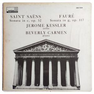 Saint Saens, Sonata In C, Op. 32; Faure Sonata In G, Op. 117 · Camille Saint-Saëns