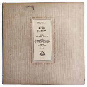 Opera And Song Recital · Tito Schipa