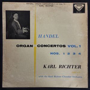 Organ Concertos Vol. 1 Op. 4 Nos. 1 2 3 4 · Georg Friedrich Händel
