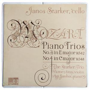 Mozart Piano Trios, No.3 In E Major K542 / No.4 In C Major K548 · Wolfgang Amadeus Mozart