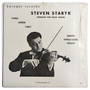 Sonatas For Solo Violin · Steven Staryk