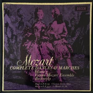 Complete Dances & Marches (Volume 3) · Wolfgang Amadeus Mozart