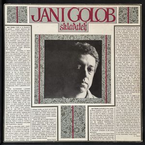 Skladatelj Jani Golob · Jani Golob