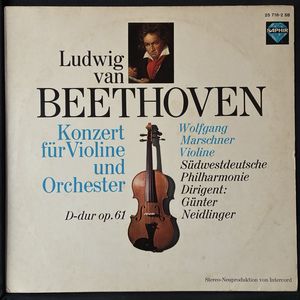 Konzert Für Violine Und Orchester D-dur Op. 61 · Ludwig van Beethoven