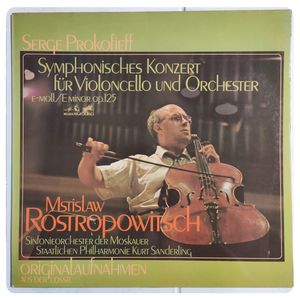 Symphonisches Konzert Für Violoncello Und Orchester E-Moll Op.125 · Sergei Prokofiev