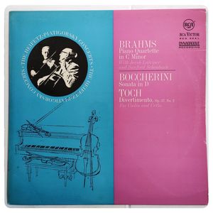 Piano Quartette In C Minor ‧ Sonata In D ‧ Divertimento, Op. 37, No. 2 · Jascha Heifetz