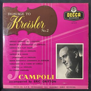 Homage to Kreisler No.2 · Alfredo Campoli