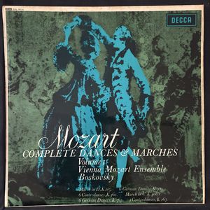 Complete Dances & Marches (Volume I) · Wolfgang Amadeus Mozart