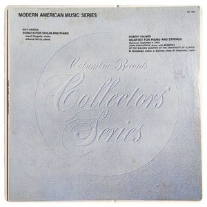 Sonata For Violin And Piano / Quartet For Piano And Strings · Roy Harris