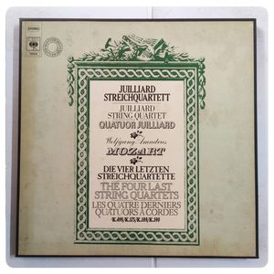 Die Vier Letzen Streichquartette = The Four Last String Quartets = Les Quatre Derniers Quatuors À Cordes (K.499, K.575, K.589, K.590) · Wolfgang Amadeus Mozart