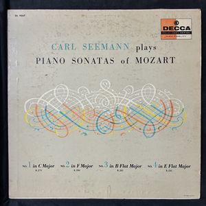 Carl Seemann Plays Piano Sonatas of Mozart · Carl Seemann
