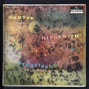 Bartok: Sonata No. 2 / Hindemith: Sonata in C / Stravinsky: Duo Concertante for Violin and Piano / Wolfgang Schneiderhan, Violin; Carl Seemann, Piano (Gold Label Series) Original recording, HiFi Sound · Béla Bartók