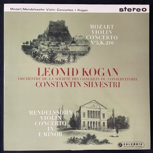 Violin Concerto No 3 In G Major, K.216 / Violin Concerto In E Minor · Felix Mendelssohn-Bartholdy