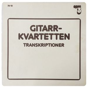 Transkriptioner · Gitarrkvartetten