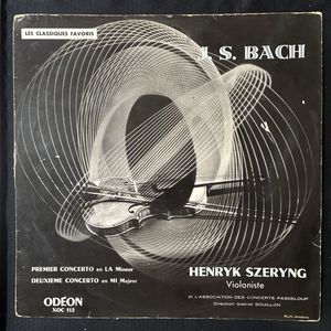 Premier Concerto En La Mineur / Deuxième Concerto En Mi Majeur · Johann Sebastian Bach