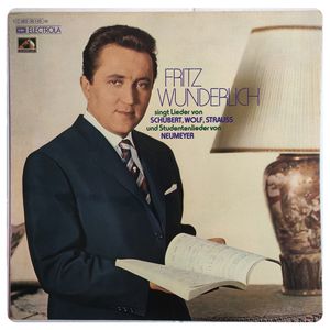 Lieder Von Schubert, Wolf, Strauss Und Studentenlieder Von Neumeyer · Fritz Wunderlich
