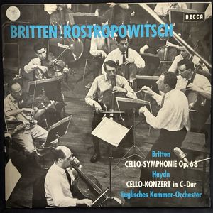 Cello-Symphonie Op. 68 / Cello-Konzert In C-Dur · Benjamin Britten