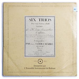 Six Trios Pour Deux Violons Et Baffe · Eugène Godecharle