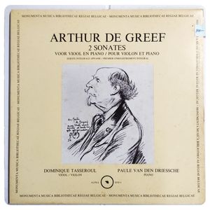 2 Sonates Vor Viool En Piano = Pour Violon Et Piano · Arthur De Greef