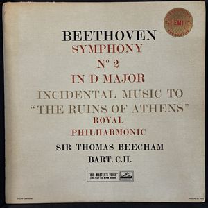 Symphony No. 2 In D Major; Incidental Music To "The Ruins Of Athens" · Ludwig van Beethoven