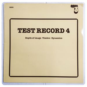 Test Record 4 (Depth Of Image, Timbre, Dynamics) · Various